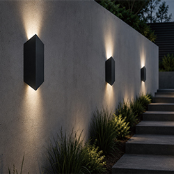 Fractal LED Outdoor Sconce