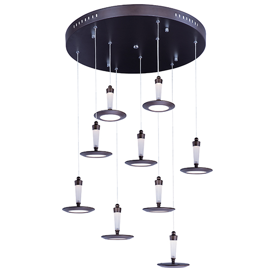 Hilite 9 Light LED Pendant Multi Light Pendant Maxim Lighting