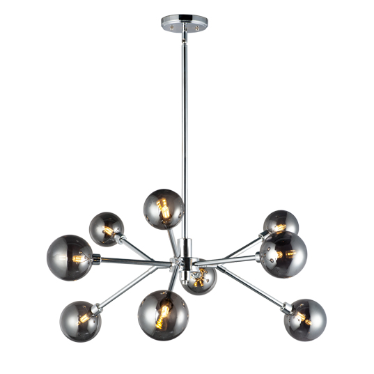Asteroid 9-Light LED Chandelier - Multi-Light Pendant