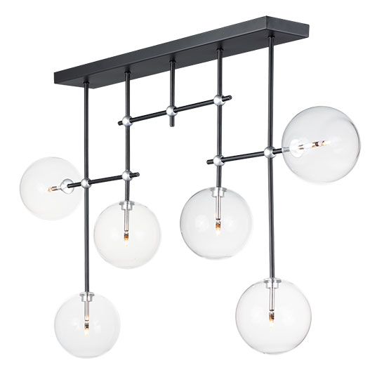 Global 6-Light LED Flush Mount - Multi-Light Pendant - Maxim Lighting